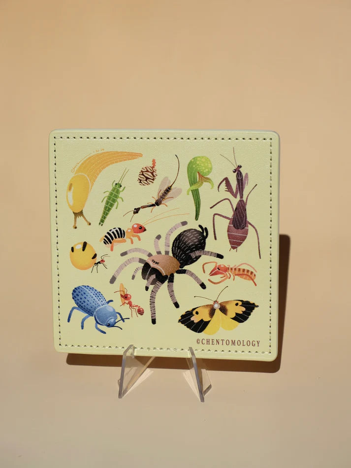 West coaster leather coaster