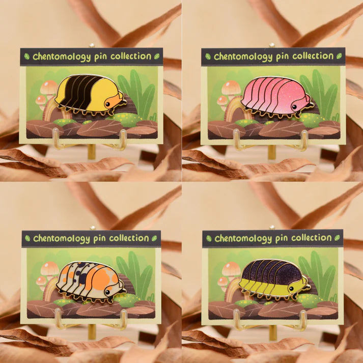 Cubaris isopod enamel pin - 4 variants