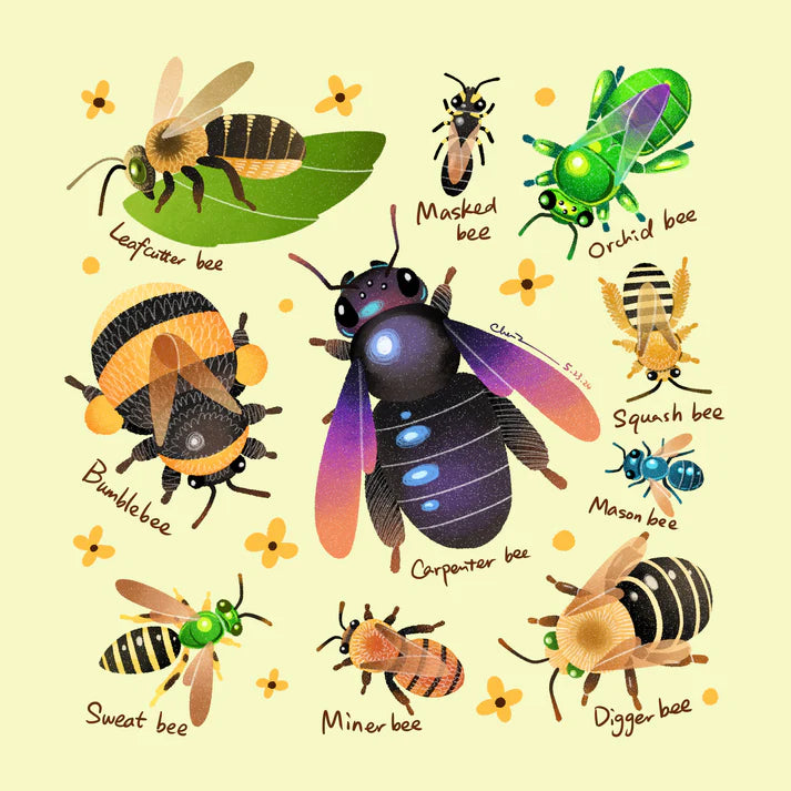 Bees print