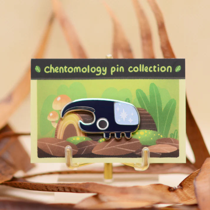 Hercules beetle enamel pin 4 variants