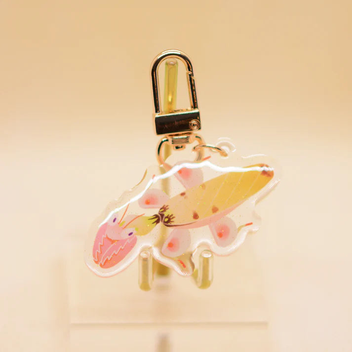 Acrylic key chain charm - Orchid mantis