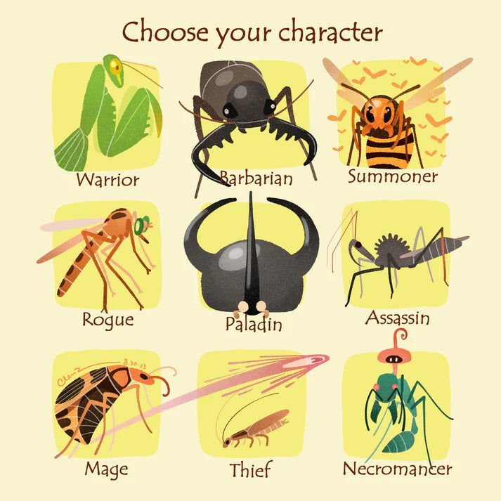 Choose your character print