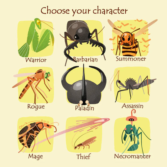 Choose your character print